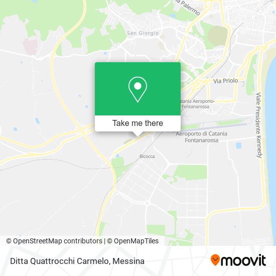 Ditta Quattrocchi Carmelo map