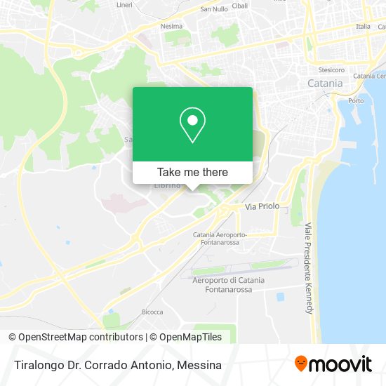Tiralongo Dr. Corrado Antonio map