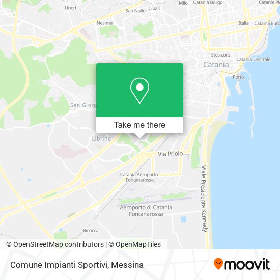 Comune Impianti Sportivi map