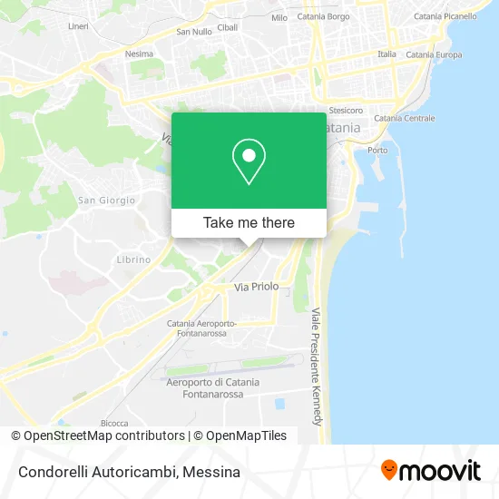 Condorelli Autoricambi map