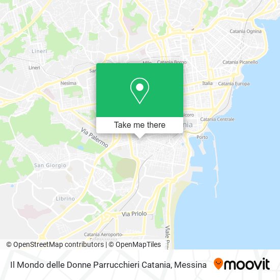 Il Mondo delle Donne Parrucchieri Catania map