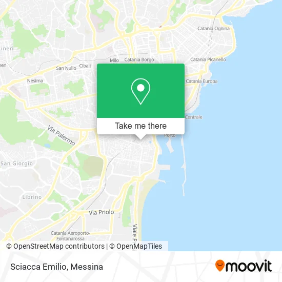 Sciacca Emilio map