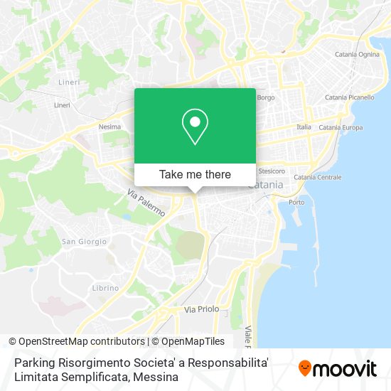 Parking Risorgimento Societa' a Responsabilita' Limitata Semplificata map