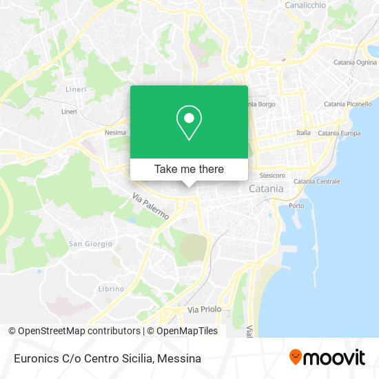Euronics C/o Centro Sicilia map