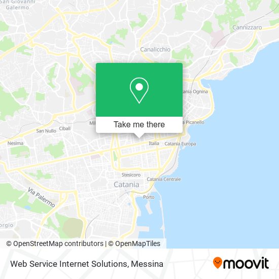 Web Service Internet Solutions map