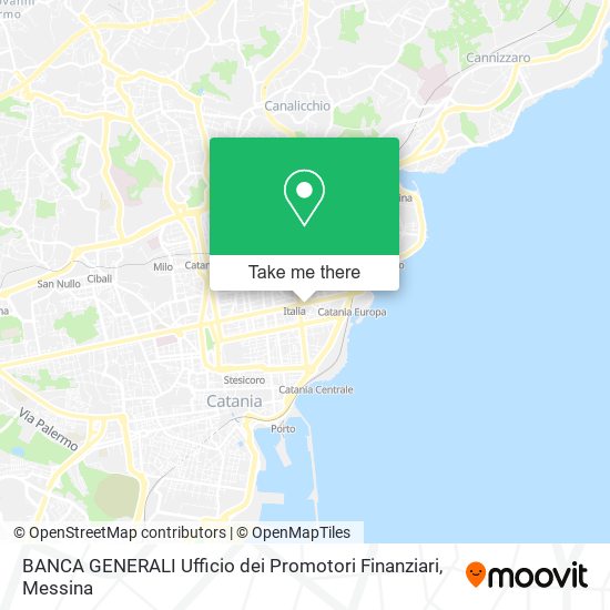 BANCA GENERALI Ufficio dei Promotori Finanziari map