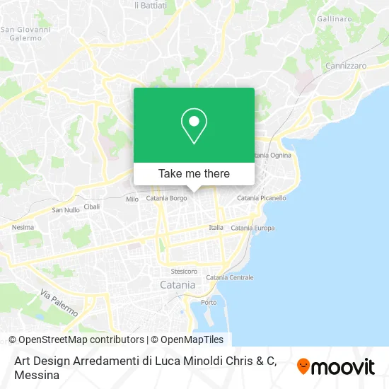 Art Design Furnishings by Luca Minoldi Chris & Co map