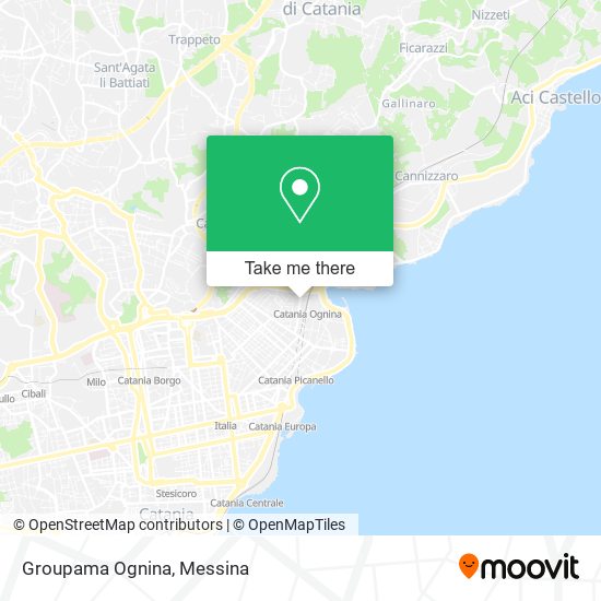 Groupama Ognina map