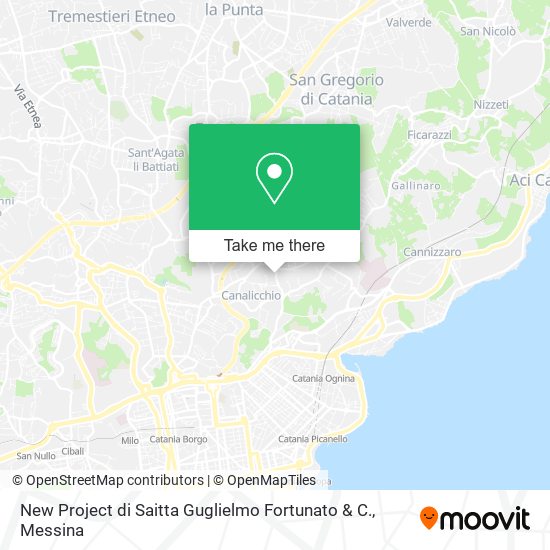 New Project di Saitta Guglielmo Fortunato & C. map