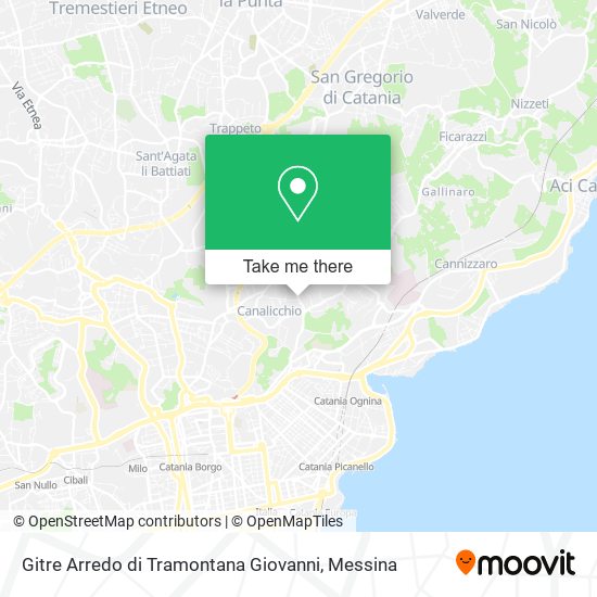 Gitre Arredo di Tramontana Giovanni map