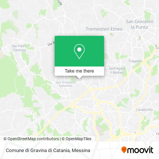 Comune di Gravina di Catania map