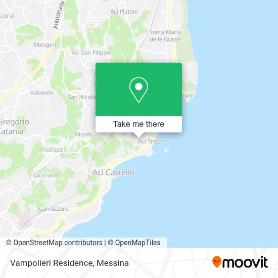 Vampolieri Residence map