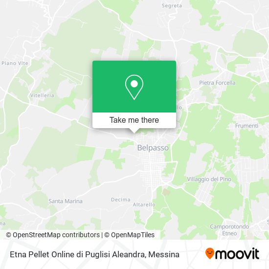 Etna Pellet Online di Puglisi Aleandra map