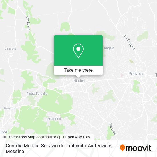 Guardia Medica-Servizio di Continuita' Aistenziale map