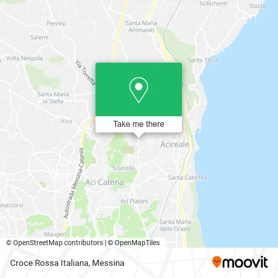 Italian Red Cross map