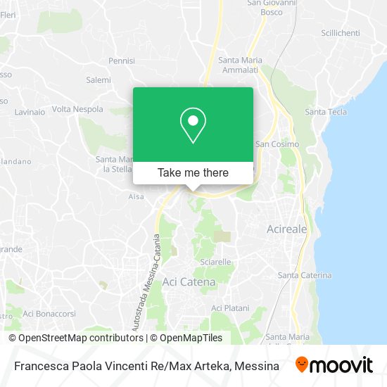 Francesca Paola Vincenti Re / Max Arteka map