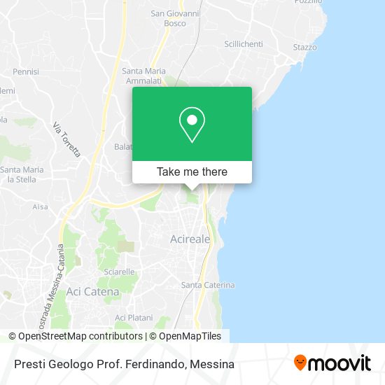 Presti Geologo Prof. Ferdinando map