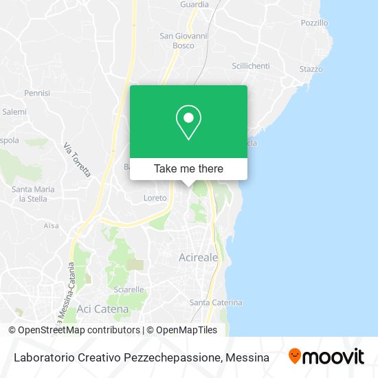 Laboratorio Creativo Pezzechepassione map