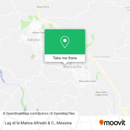 Lag di la Manna Alfredo & C. map