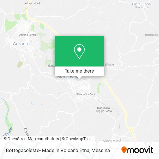 Bottegaceleste- Made in Volcano Etna map