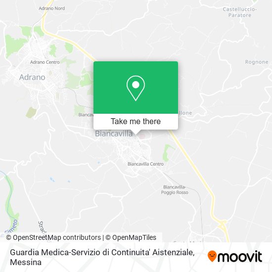 Guardia Medica-Servizio di Continuita' Aistenziale map