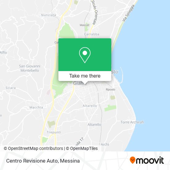 Centro Revisione Auto map