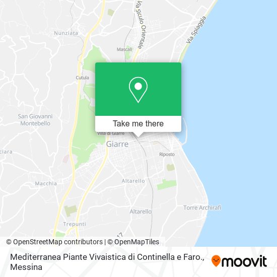 Mediterranea Piante Vivaistica di Continella e Faro. map