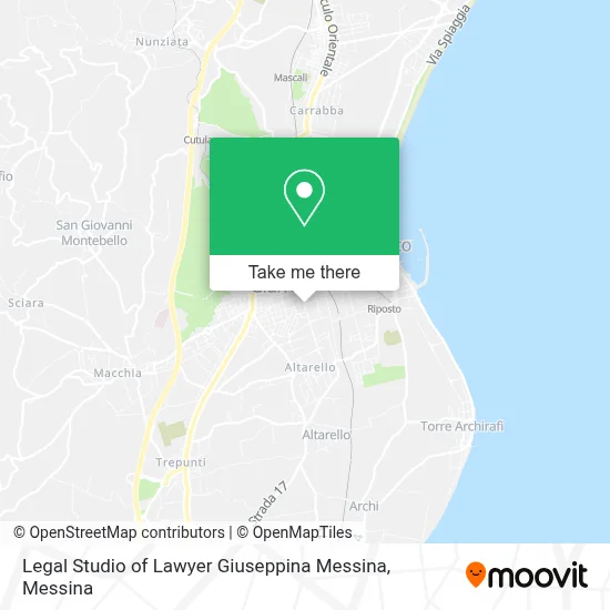 Legal Studio of Lawyer Giuseppina Messina map