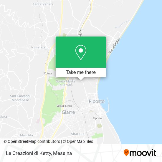 Le Creazioni di Ketty map