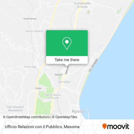 Ufficio Relazioni con il Pubblico map