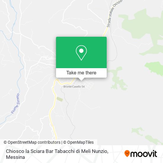 Chiosco la Sciara Bar Tabacchi di Meli Nunzio map