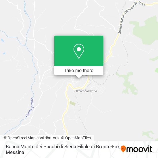 Banca Monte dei Paschi di Siena Filiale di Bronte-Fax map