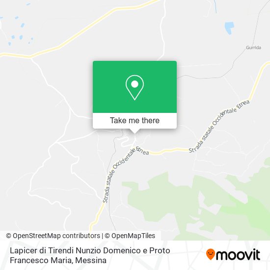 Lapicer di Tirendi Nunzio Domenico e Proto Francesco Maria map