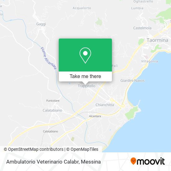 Ambulatorio Veterinario Calabr map