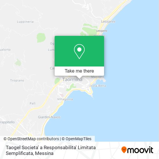 Taogel Societa' a Responsabilita' Limitata Semplificata map