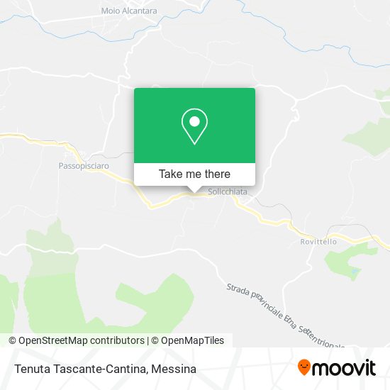 Tenuta Tascante-Cantina map