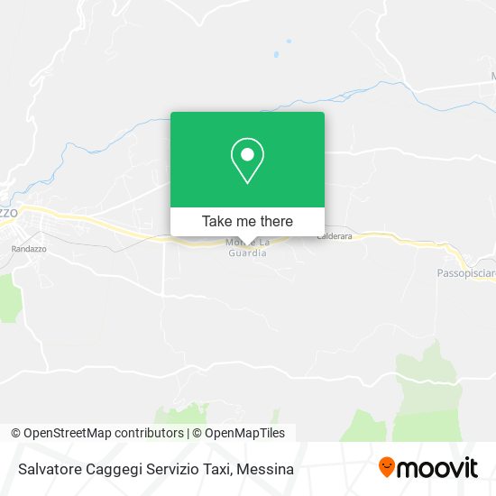 Salvatore Caggegi Servizio Taxi map