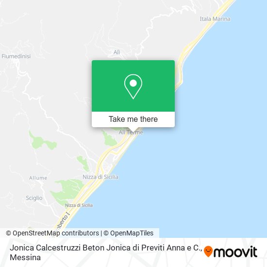 Jonica Calcestruzzi Beton Jonica di Previti Anna e C. map