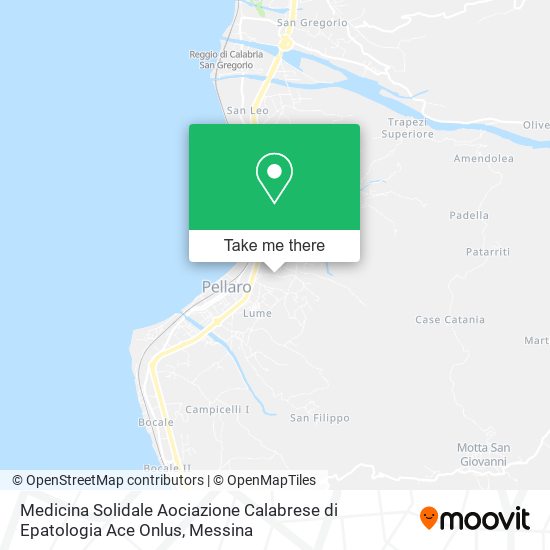 Medicina Solidale Aociazione Calabrese di Epatologia Ace Onlus map