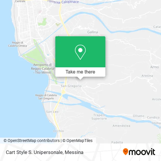 Cart Style S. Single-Person map