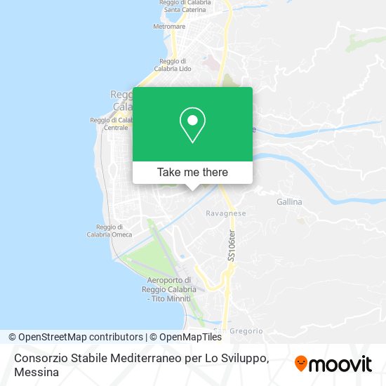 Consorzio Stabile Mediterraneo per Lo Sviluppo map