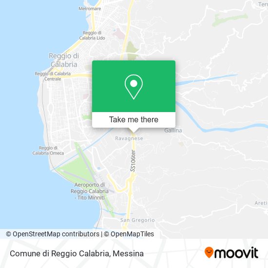 Comune di Reggio Calabria map