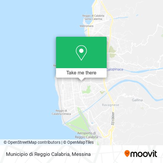 Municipio di Reggio Calabria map