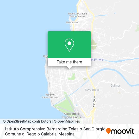 Istituto Comprensivo Bernardino Telesio-San Giorgio Comune di Reggio Calabria map