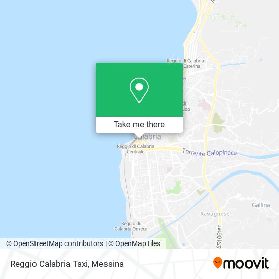 Reggio Calabria Taxi map