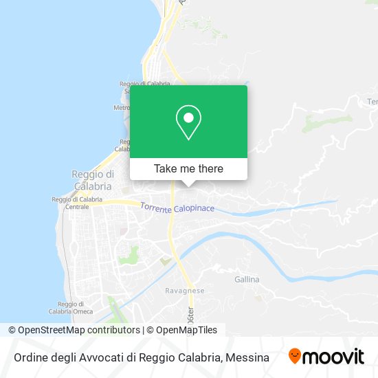 Ordine degli Avvocati di Reggio Calabria map