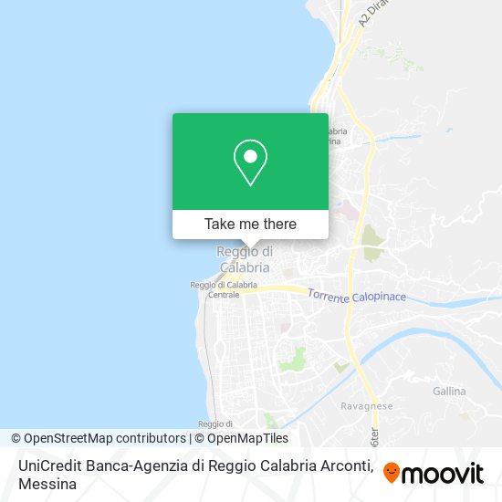 UniCredit Banca-Agenzia di Reggio Calabria Arconti map