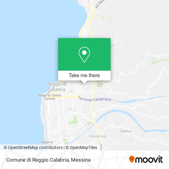 Comune di Reggio Calabria map