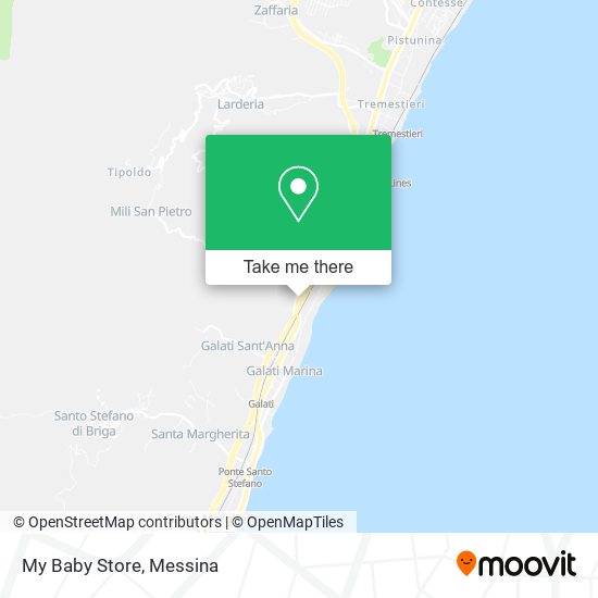 My Baby Store map