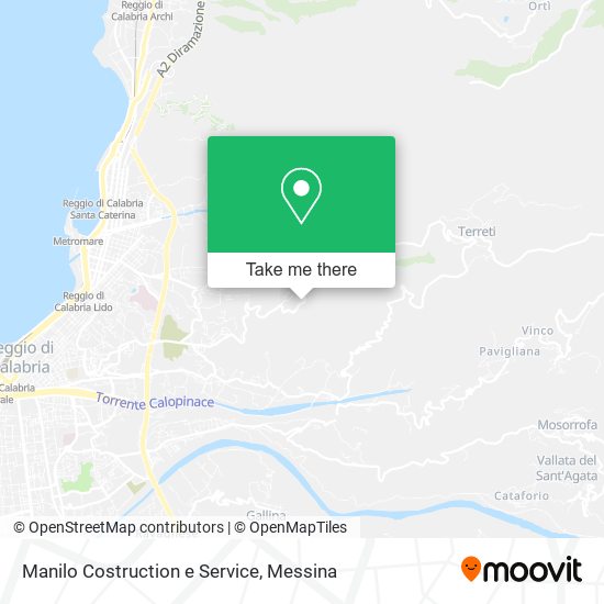 Manilo Costruction e Service map